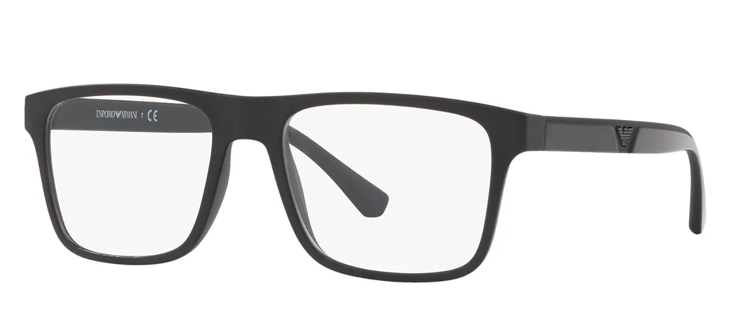 Emporio Armani EA 4115F 58011W Rectangle Plastic Black Sunglasses with Clear Lens sold by Gaffos product image thumbnail 2