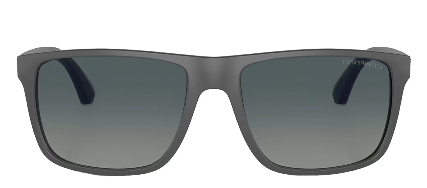 Emporio Armani EA 4033 50604U Square Plastic Grey Sunglasses with Blue Polarized Lens sold by Gaffos