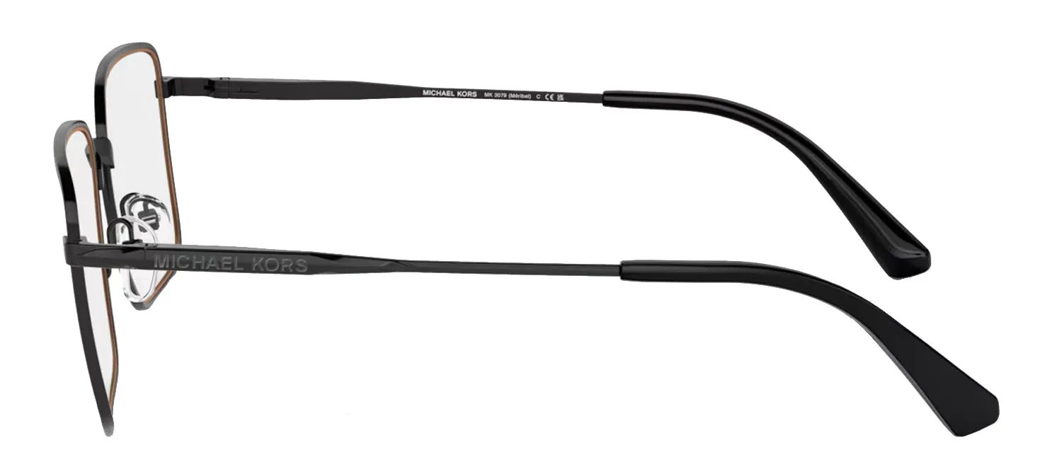 Michael Kors KARLIE I MK 4094U 3909 Square Plastic Tortoise Eyeglasses with Logo Stamped Demo Lenses sold by Gaffos product image thumbnail 3