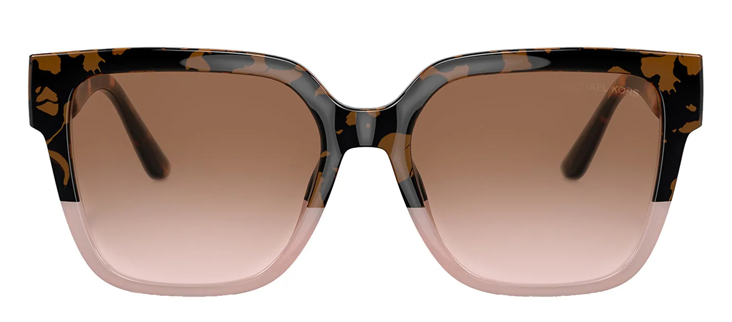Michael Kors KARLIE MK 2170U 390913 Square Plastic Tortoise Sunglasses with Brown Gradient Lens sold by Gaffos