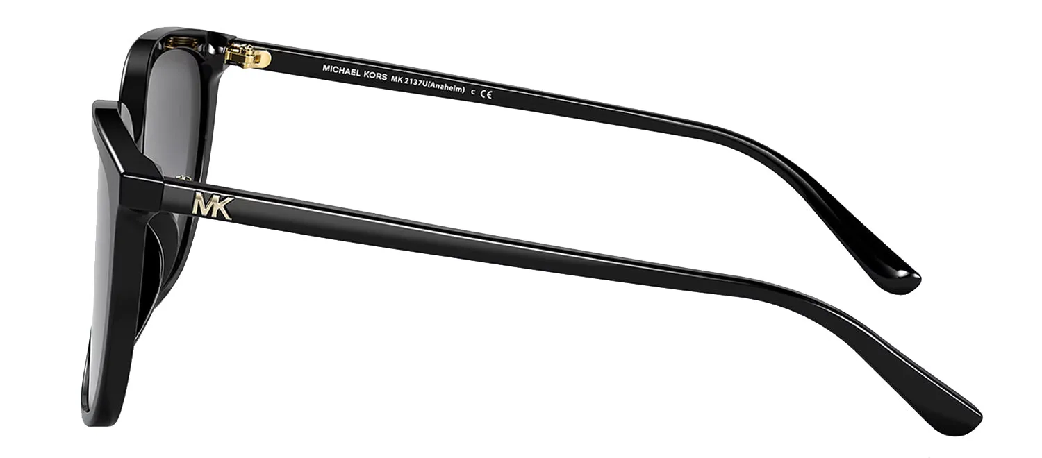 Michael Kors ANAHEIM MK 2137U 3005T3 Square Plastic Black Sunglasses with Grey Polarized Lens sold by Gaffos product image thumbnail 3