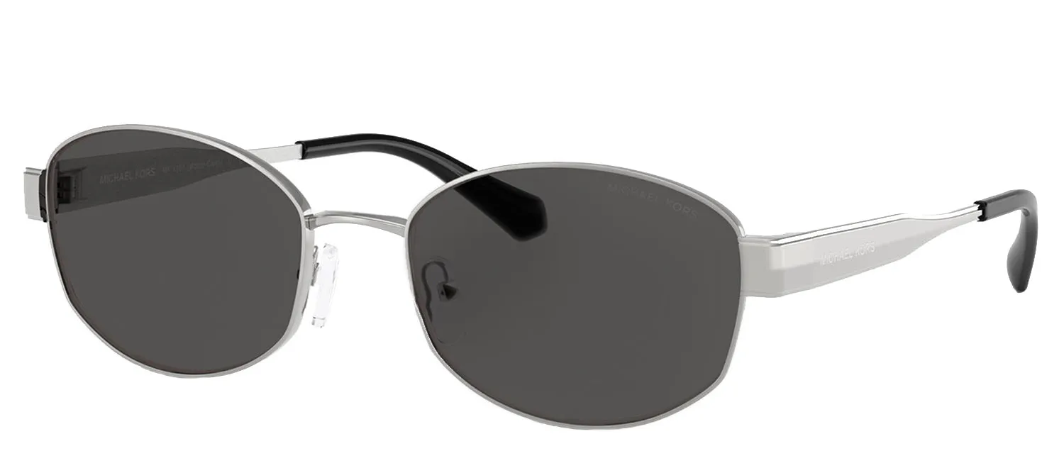 Michael Kors MONTE CARLO MK 1161 189387 Oval Metal Silver Sunglasses with Grey Lens sold by Gaffos product image thumbnail 2
