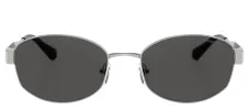 Michael Kors MONTE CARLO MK 1161 189387 Oval Metal Silver Sunglasses with Grey Lens sold by Gaffos