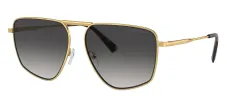 Michael Kors SILVERTON MK 1153 18968G Pilot Metal Gold Sunglasses with Grey Gradient Lens sold by Gaffos