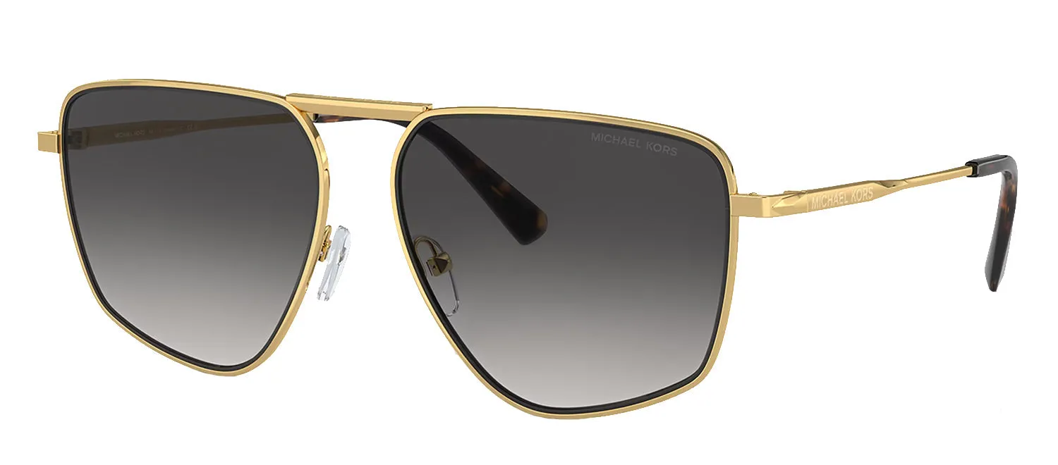 Michael Kors SILVERTON MK 1153 18968G Pilot Metal Gold Sunglasses with Grey Gradient Lens sold by Gaffos product image thumbnail 2