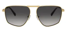 Michael Kors SILVERTON MK 1153 18968G Pilot Metal Gold Sunglasses with Grey Gradient Lens sold by Gaffos