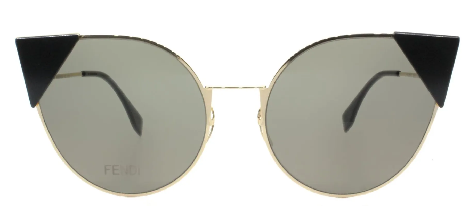 Fendi FF 0190 000 2M Cat-Eye Metal Gold Sunglasses with Brown Lens sold by Gaffos