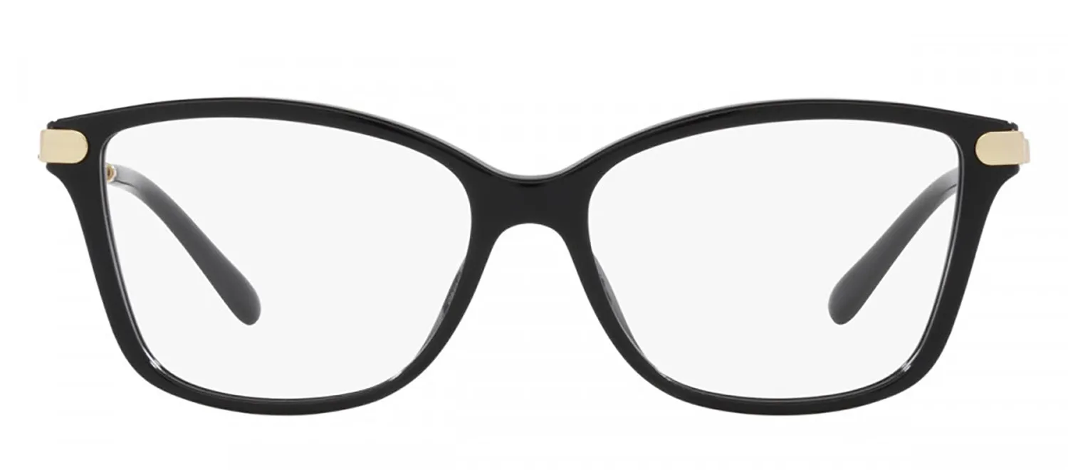 Michael Kors GEORGETOWN MK 4105BU 3005 Butterfly Plastic Black Eyeglasses with Logo Stamped Demo Lenses sold by Gaffos