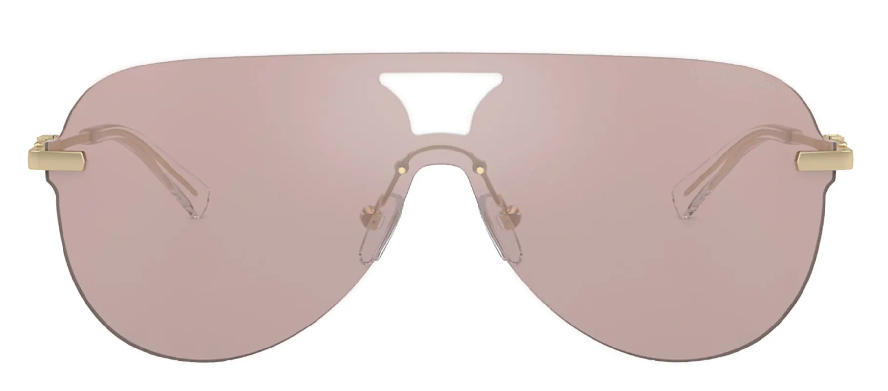 Michael Kors CYPRUS MK 1149 1014VS Pilot Metal Gold Sunglasses with Pink Mirror Lens sold by Gaffos
