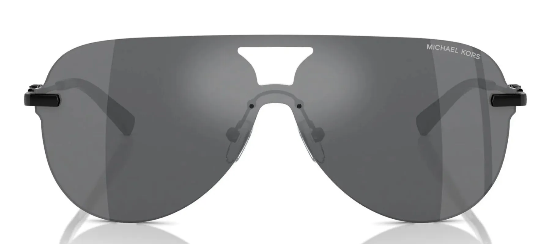 Michael Kors CYPRUS MK 1149 11056G Pilot Metal Black Sunglasses with Grey Mirror Lens sold by Gaffos