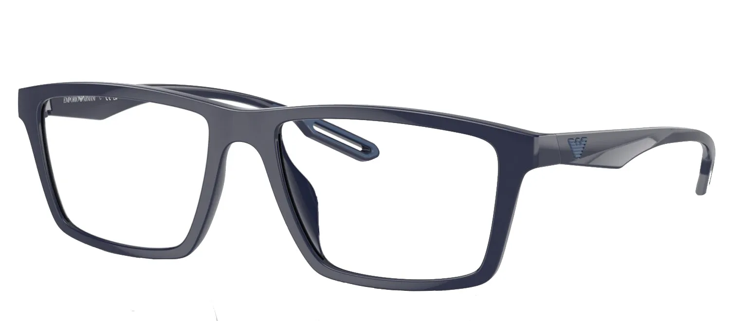 Emporio Armani EA 4189U 57591W Rectangle Plastic Blue Sunglasses with Clear Lens sold by Gaffos product image thumbnail 2