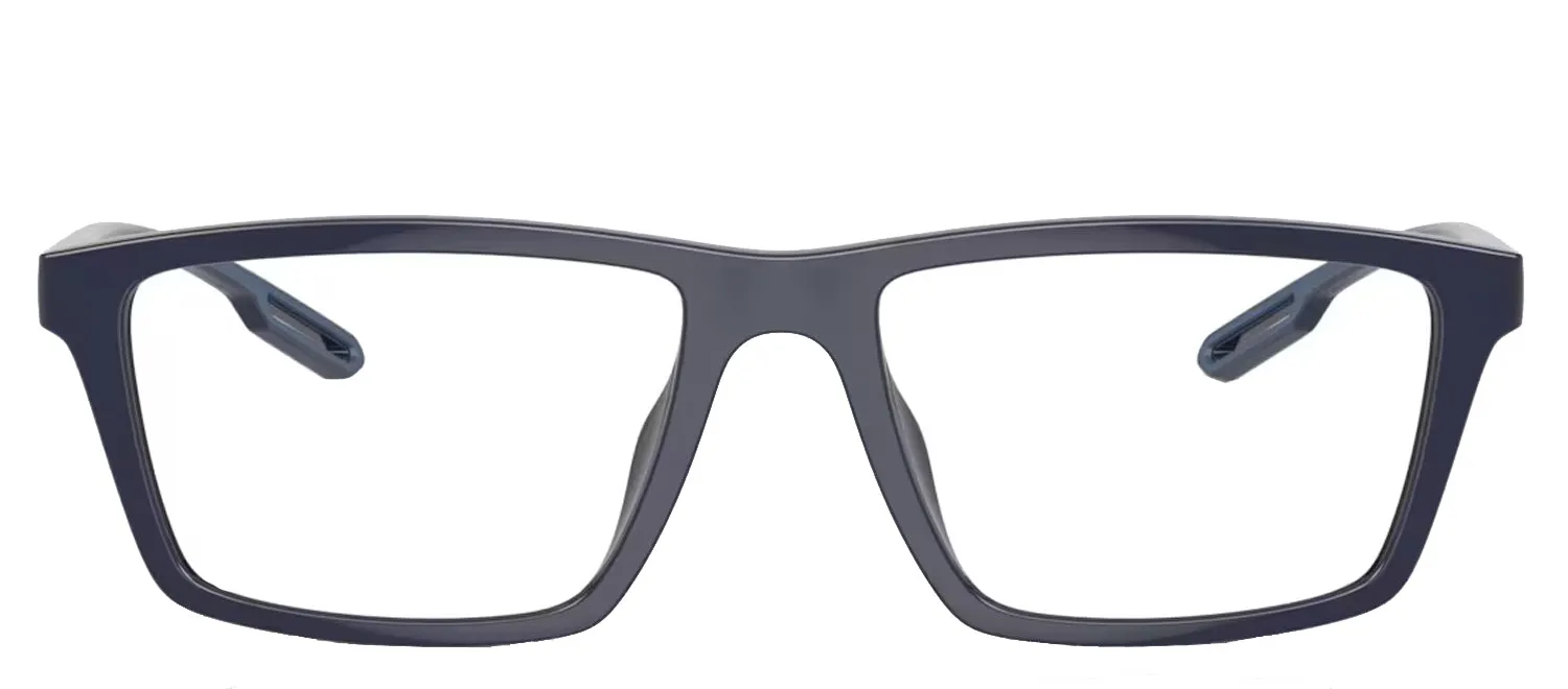 Emporio Armani EA 4189U 57591W Rectangle Plastic Blue Sunglasses with Clear Lens sold by Gaffos