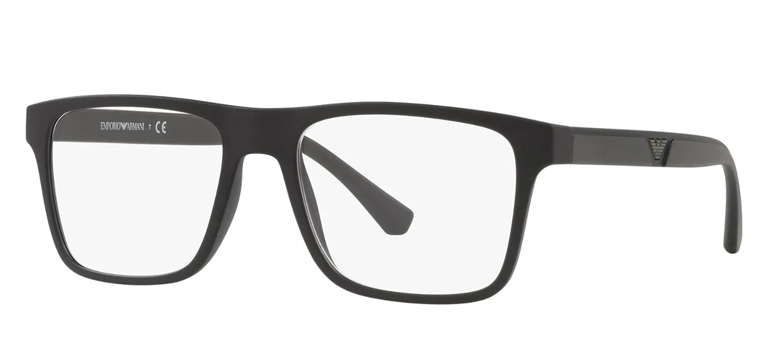 Emporio Armani EA 4115 58531W Rectangle Plastic Black Sunglasses with Clear Lens sold by Gaffos product image thumbnail 2