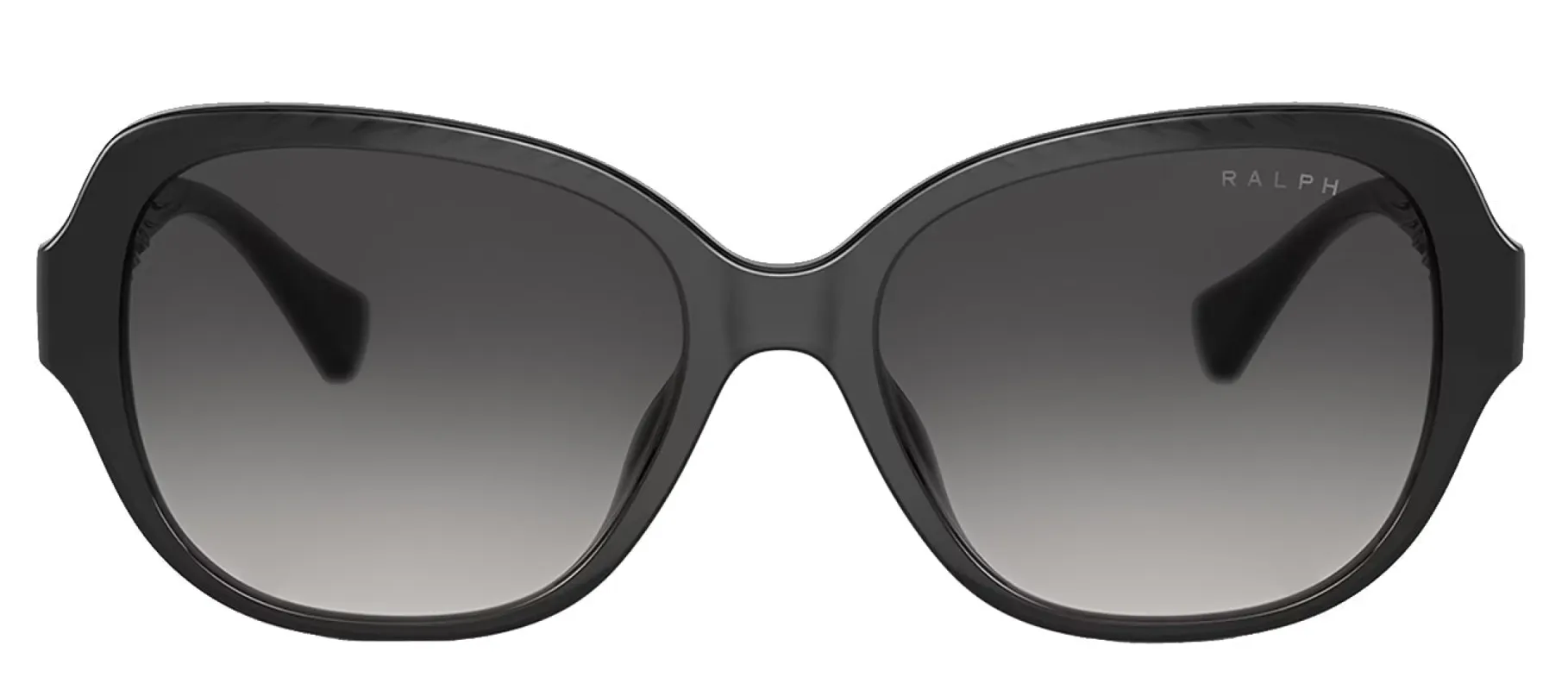 Ralph Lauren RA 5316U 61578G Round Plastic Black Sunglasses with Grey Gradient Lens sold by Gaffos