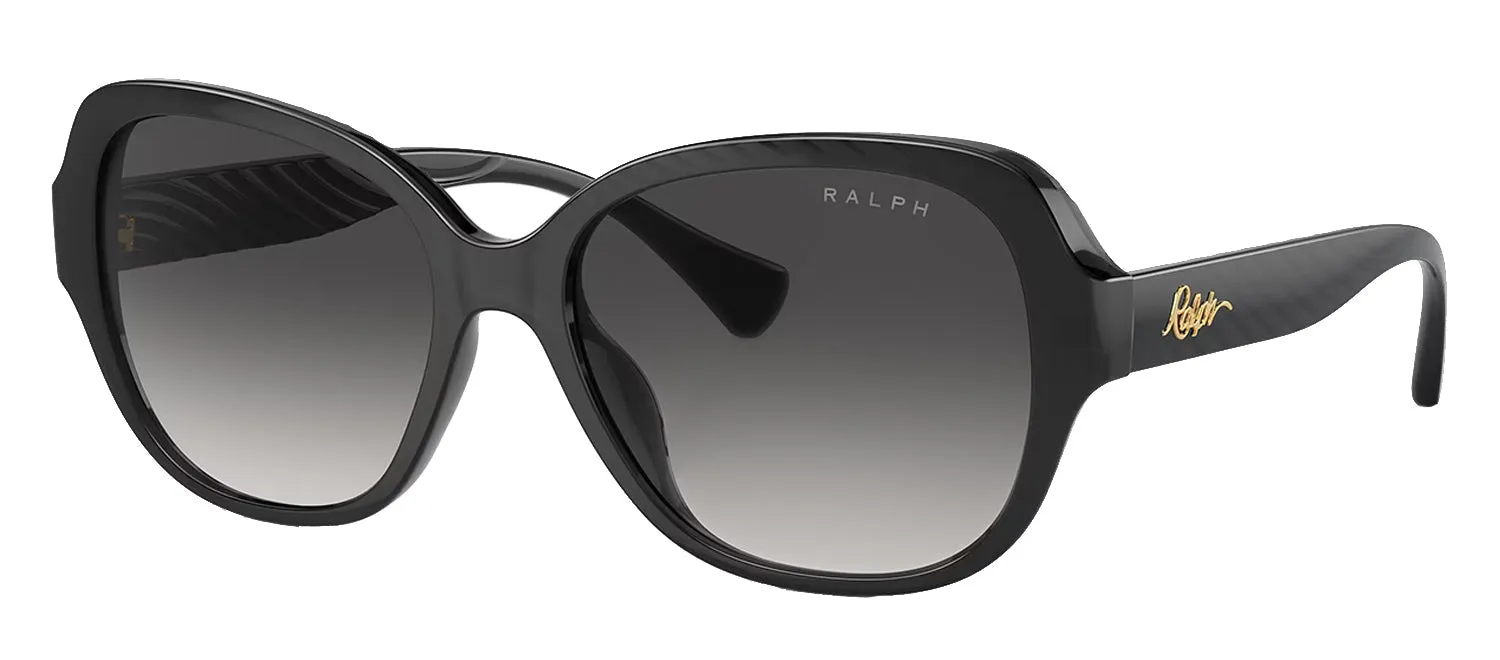 Ralph Lauren RA 5316U 61578G Round Plastic Black Sunglasses with Grey Gradient Lens sold by Gaffos product image thumbnail 2