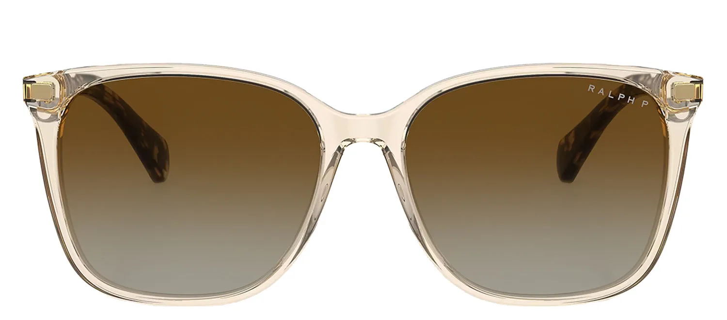 Ralph Lauren RA 5293 6072T5 Square Plastic Brown Sunglasses with Brown Polarized Lens sold by Gaffos