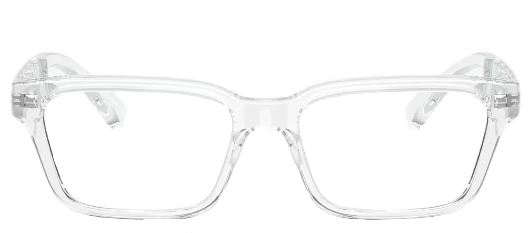 Armani Exchange AX 3116 8235 Rectangle Plastic Clear Eyeglasses with Logo Stamped Demo Lenses sold by Gaffos
