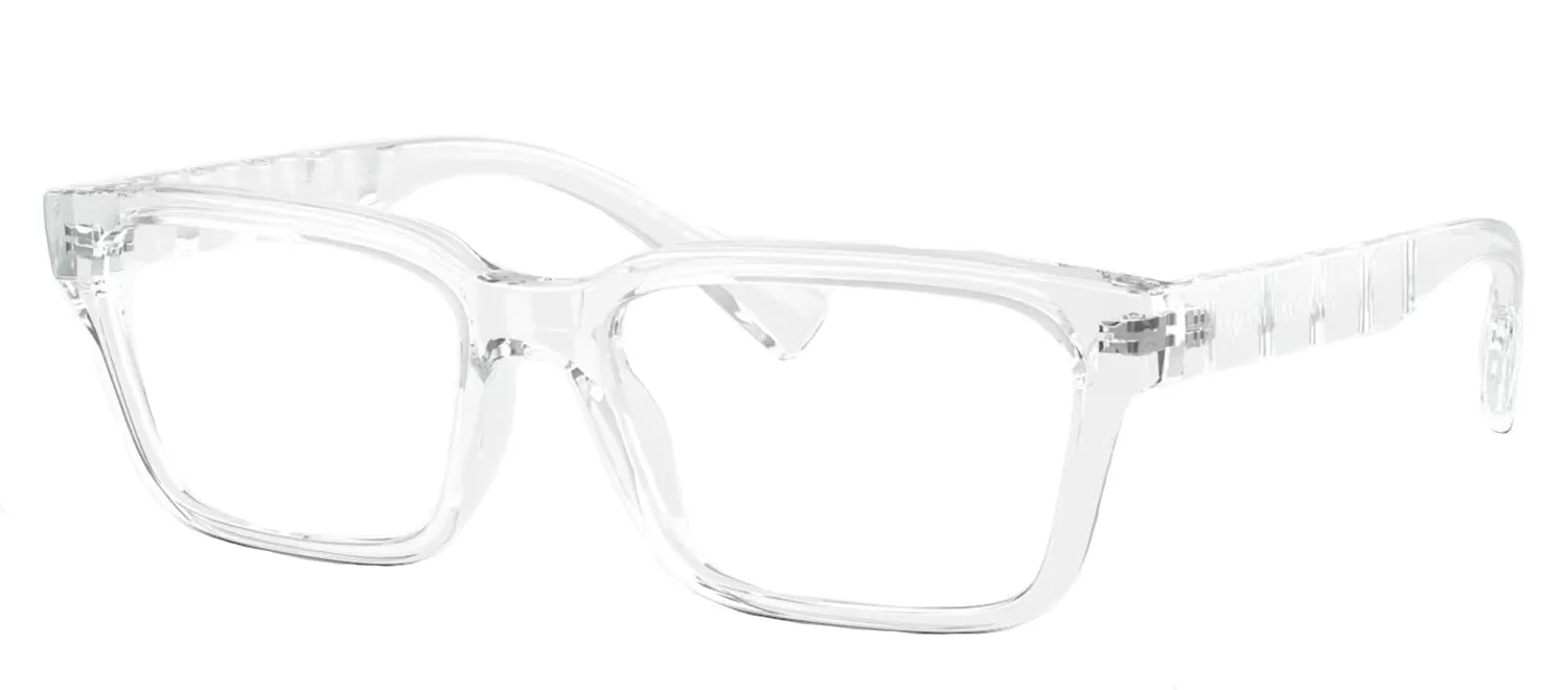 Armani Exchange AX 3116 8235 Rectangle Plastic Clear Eyeglasses with Logo Stamped Demo Lenses sold by Gaffos product image thumbnail 2