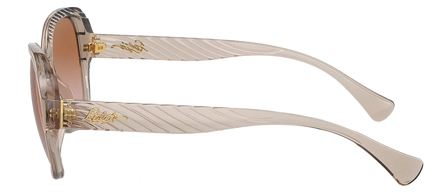 Ralph Lauren RA 5316U 580213 Round Plastic Beige Sunglasses with Brown Gradient Lens sold by Gaffos product image thumbnail 3