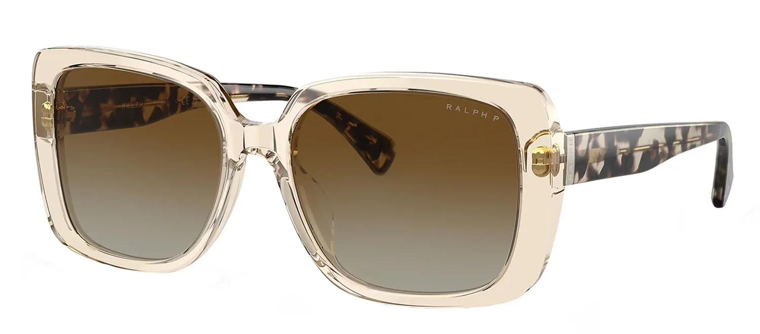 Ralph Lauren RA 5298U 6072T5 Rectangle Plastic Brown Sunglasses with Brown Polarized Lens sold by Gaffos product image thumbnail 2