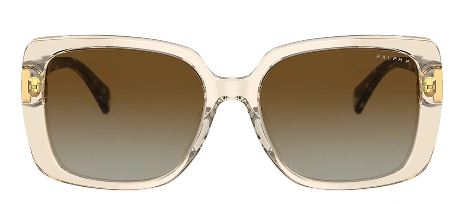 Ralph Lauren RA 5298U 6072T5 Rectangle Plastic Brown Sunglasses with Brown Polarized Lens sold by Gaffos