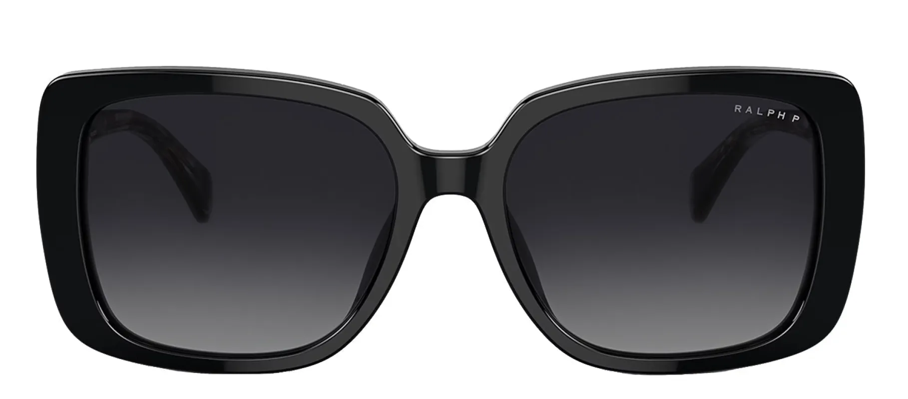 Ralph Lauren RA 5298U 5001T3 Rectangle Plastic Black Sunglasses with Grey Polarized Lens sold by Gaffos