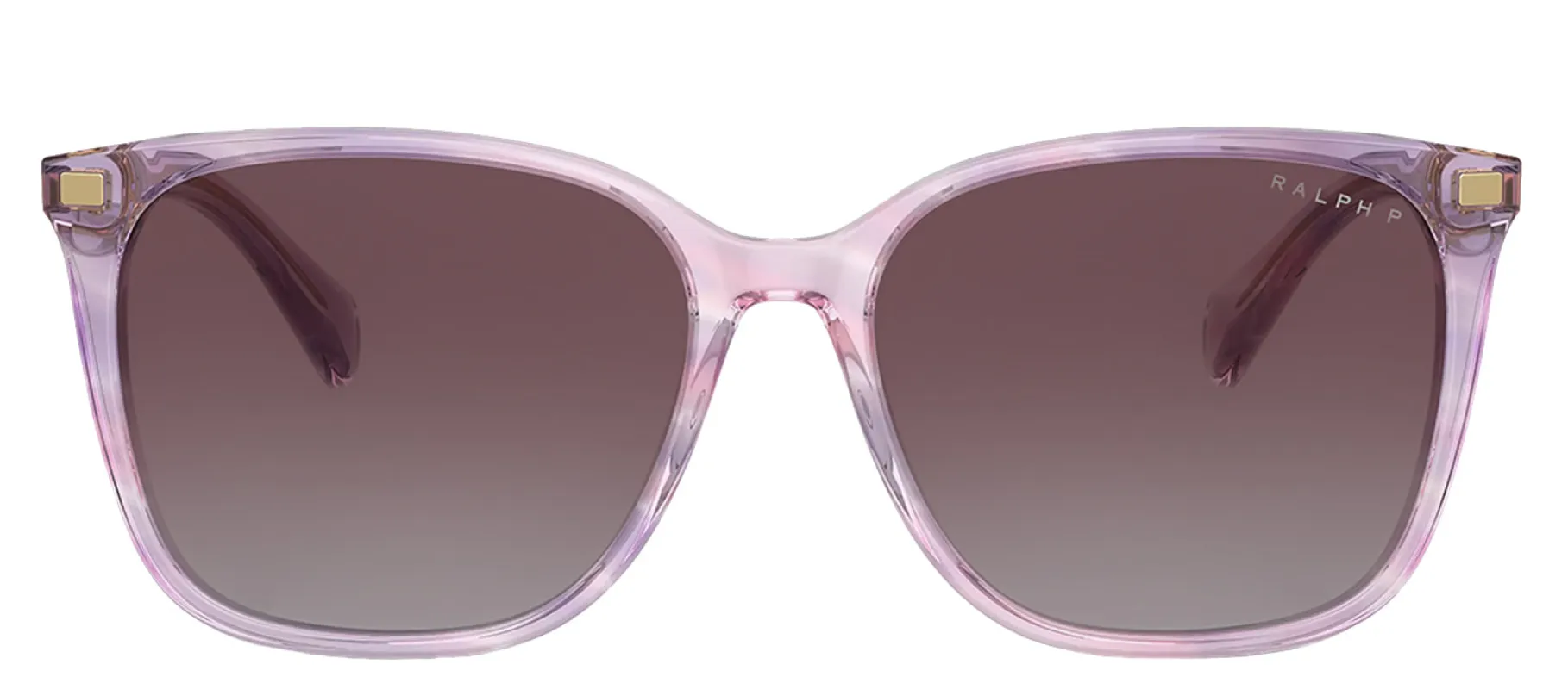 Ralph Lauren RA 5293 603662 Square Plastic Purple Sunglasses with Purple Polarized Lens sold by Gaffos