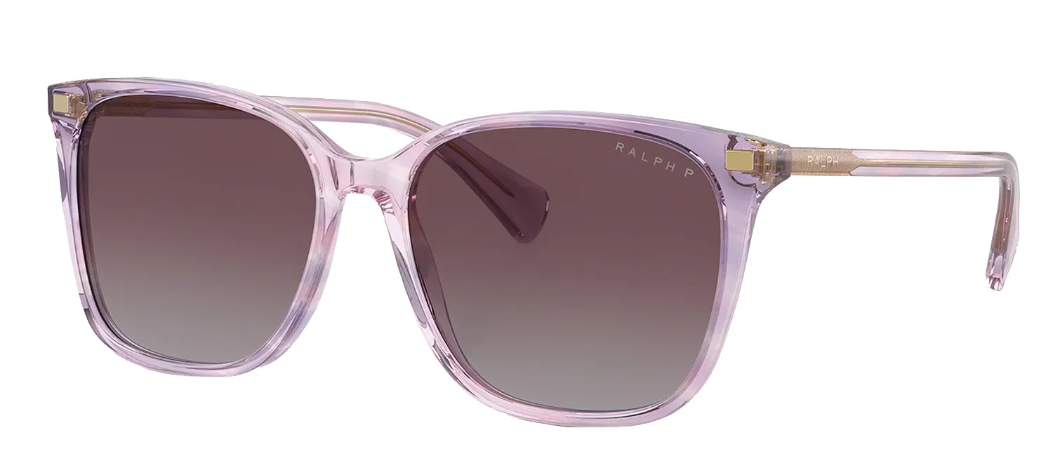 Ralph Lauren RA 5293 603662 Square Plastic Purple Sunglasses with Purple Polarized Lens sold by Gaffos product image thumbnail 2