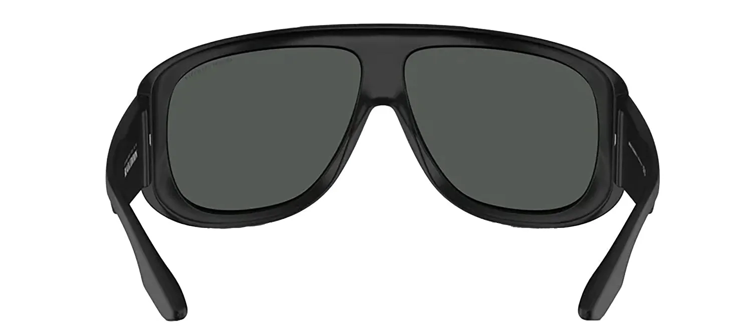 Armani Exchange AX 4143SU 808787 Pilot Plastic Black Sunglasses with Grey Lens sold by Gaffos