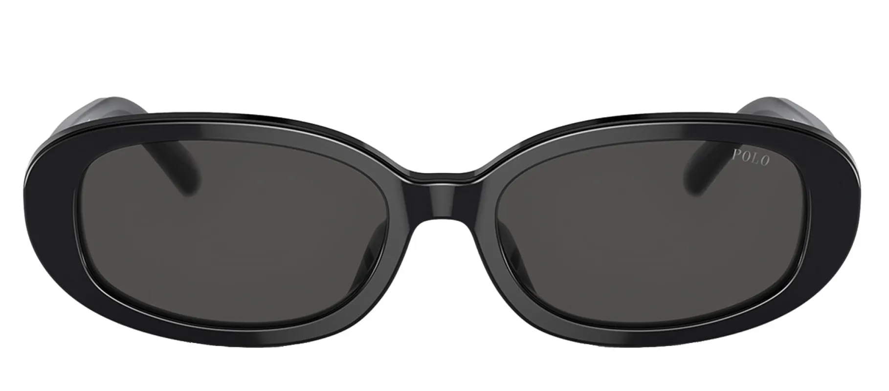 Ralph Lauren PH 4198U 500187 Oval Plastic Black Sunglasses with Grey Lens sold by Gaffos