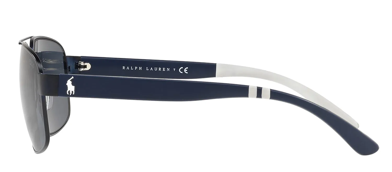 Ralph Lauren PH 3112 930387 Pilot Metal Blue Sunglasses with Grey Lens sold by Gaffos product image thumbnail 3
