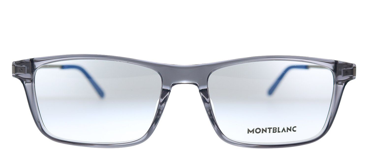 Montblanc MB 0120O 004 Rectangle Acetate Silver Eyeglasses with Demo Lens sold by Gaffos