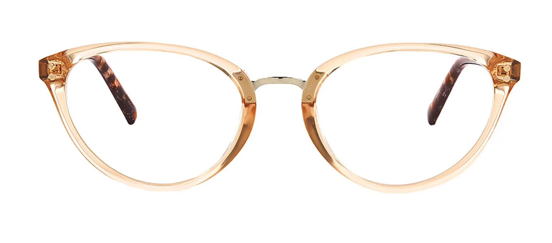 Kate Spade KS Emilia 2T3 Oval Plastic Beige Eyeglasses with Clear Blue Block Lens sold by Gaffos