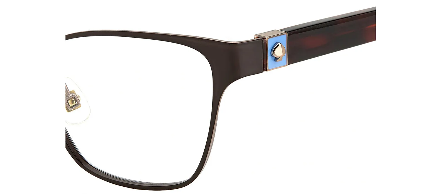 Kate Spade KS Ivie 09Q Cat-Eye Metal Brown Eyeglasses with Logo Stamped Demo Lenses sold by Gaffos product image thumbnail 3