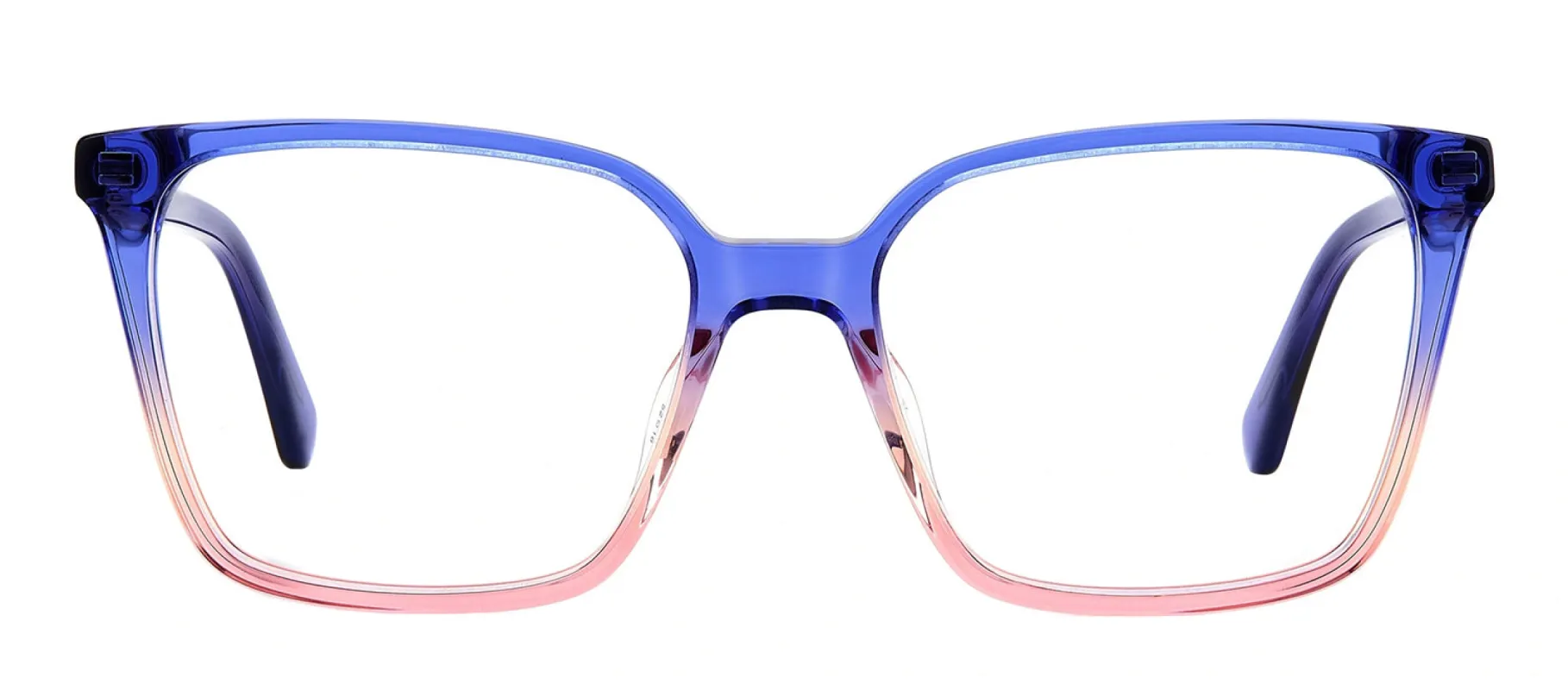 Kate Spade KS Everleigh BR0 Square Plastic Blue Eyeglasses with Logo Stamped Demo Lenses sold by Gaffos