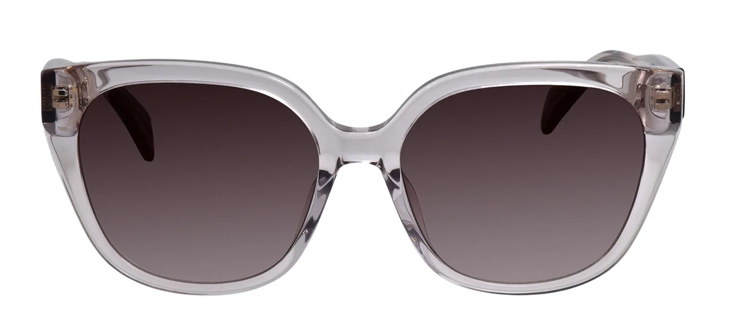Rag & Bone RNB 1073/S 09Q Square Acetate Brown Sunglasses with Brown Gradient Lens sold by Gaffos