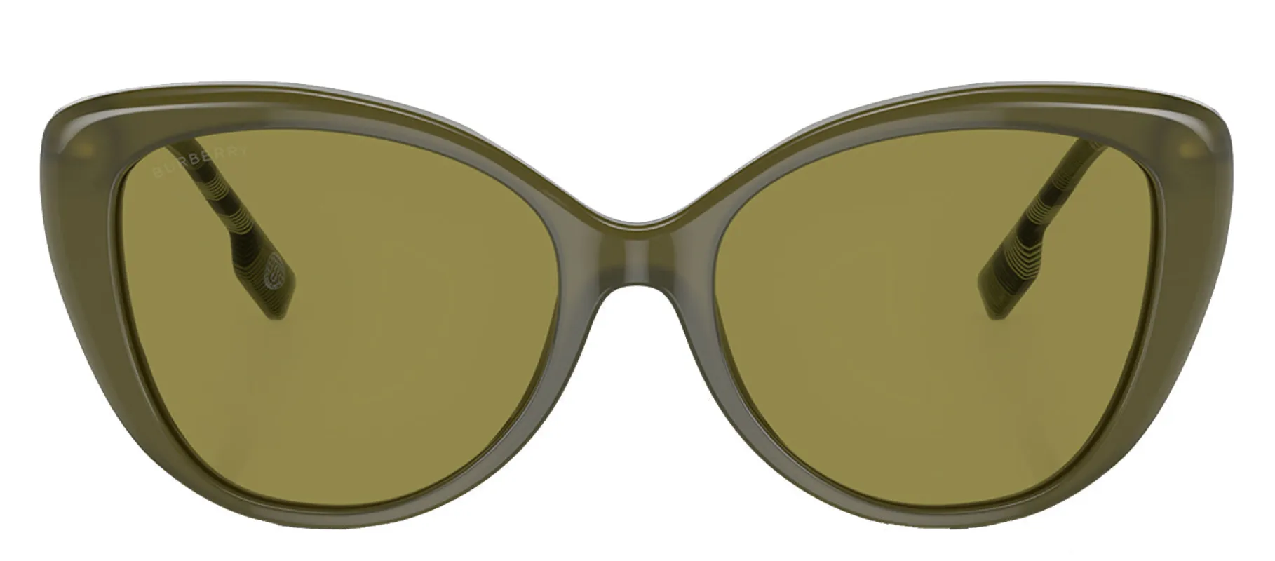 Burberry BE 4407 4090/2 Cat Eye Acetate Matte Green Sunglasses with Green Standard Lens sold by Gaffos