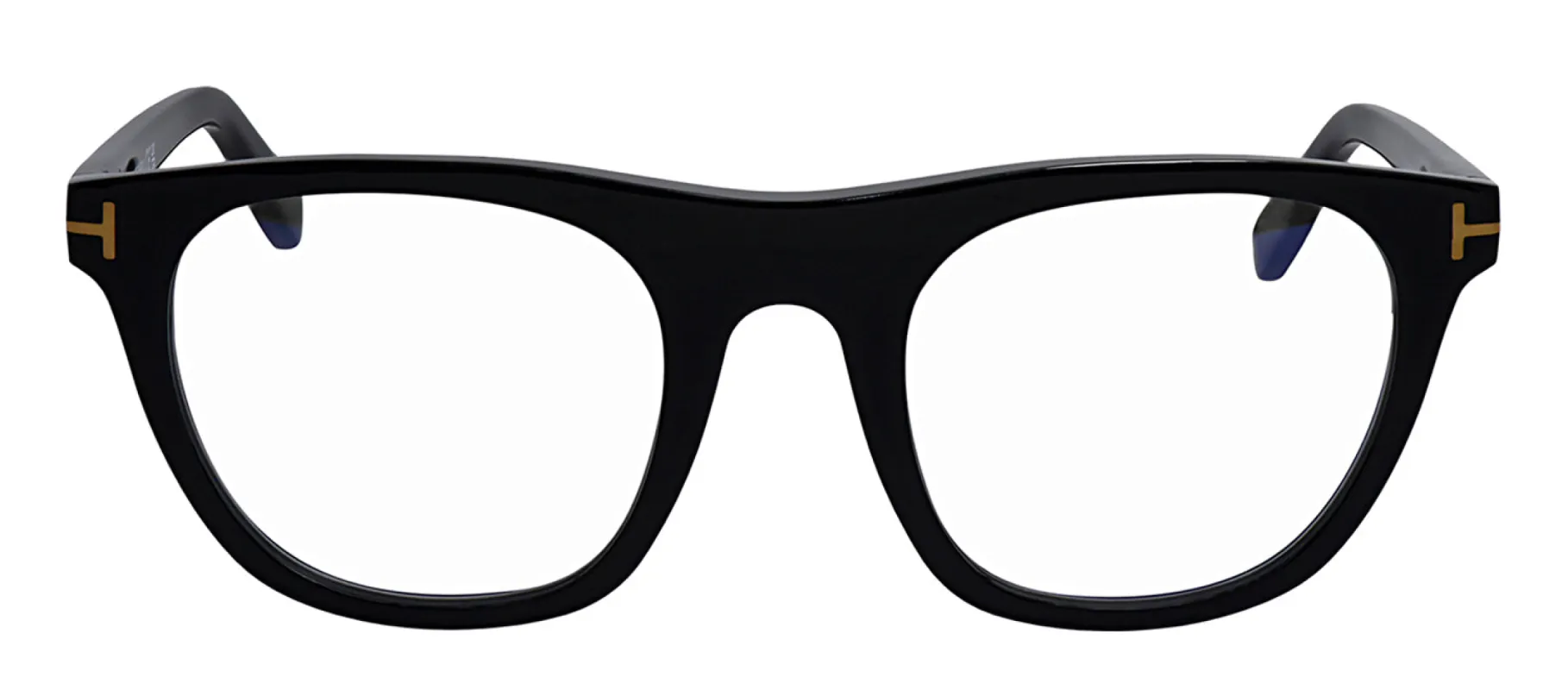 Tom Ford FT 5895-B 001 Round Acetate Black Eyeglasses with Grey Gradient Lens sold by Gaffos