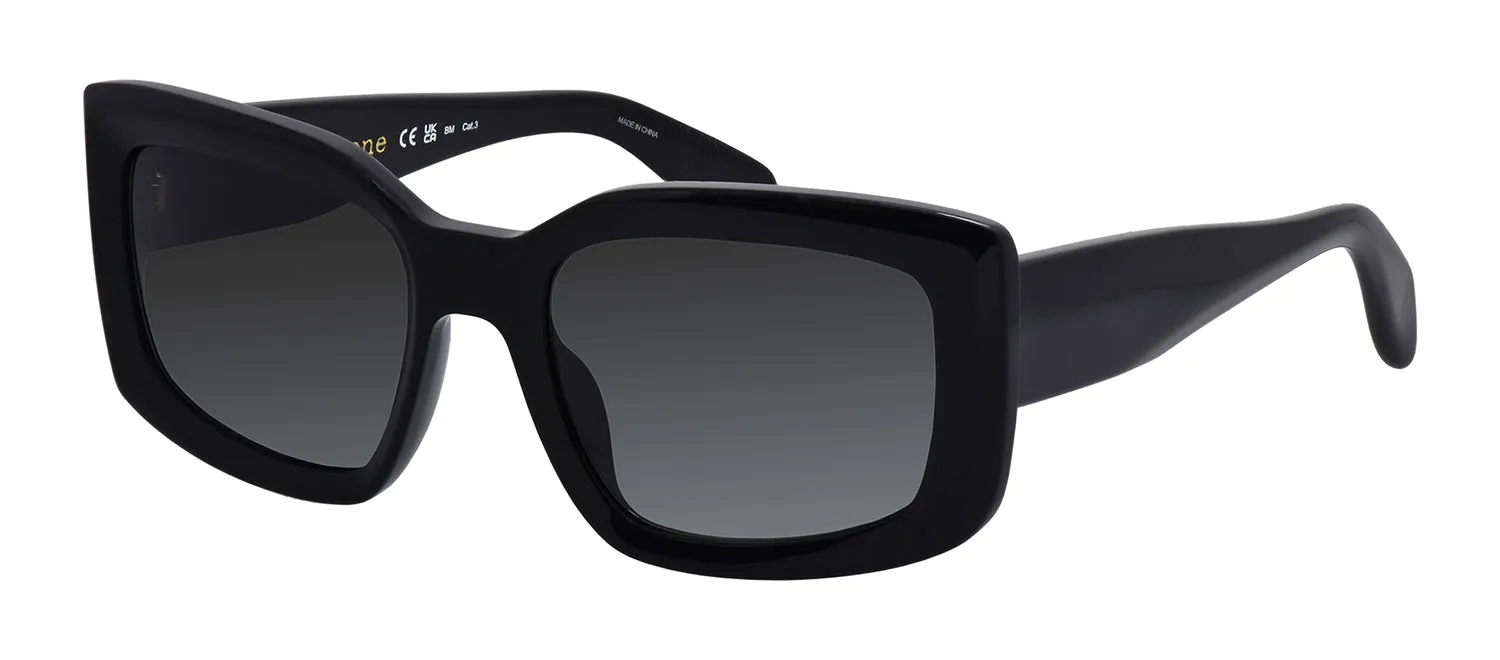 Rag & Bone RNB 1076/S 807 Square Plastic Black Sunglasses with Grey Gradient Lens sold by Gaffos product image thumbnail 2