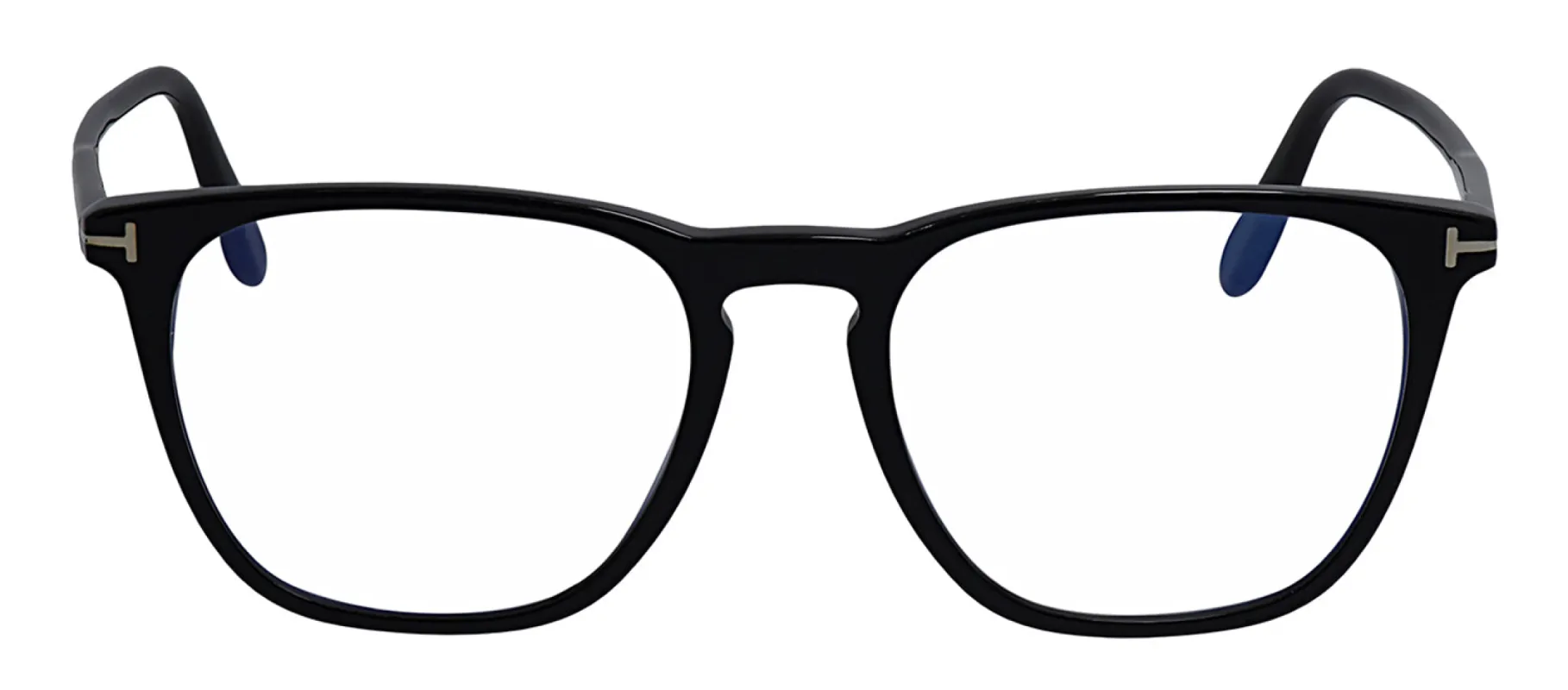Tom Ford FT 5937-B 001 Square Plastic Black Eyeglasses with Transparent Demo Lens sold by Gaffos