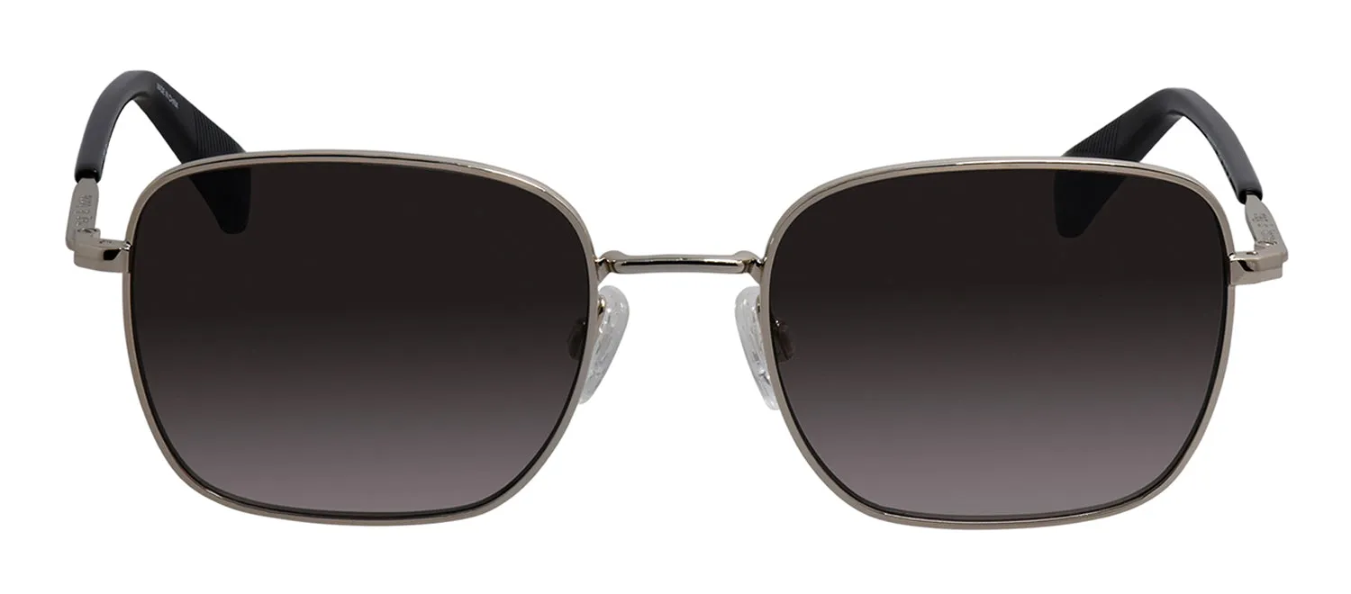 Rag & Bone RNB 5049/G/S J5G Square Stainless Steel Gold Sunglasses with Brown Gradient Lens sold by Gaffos