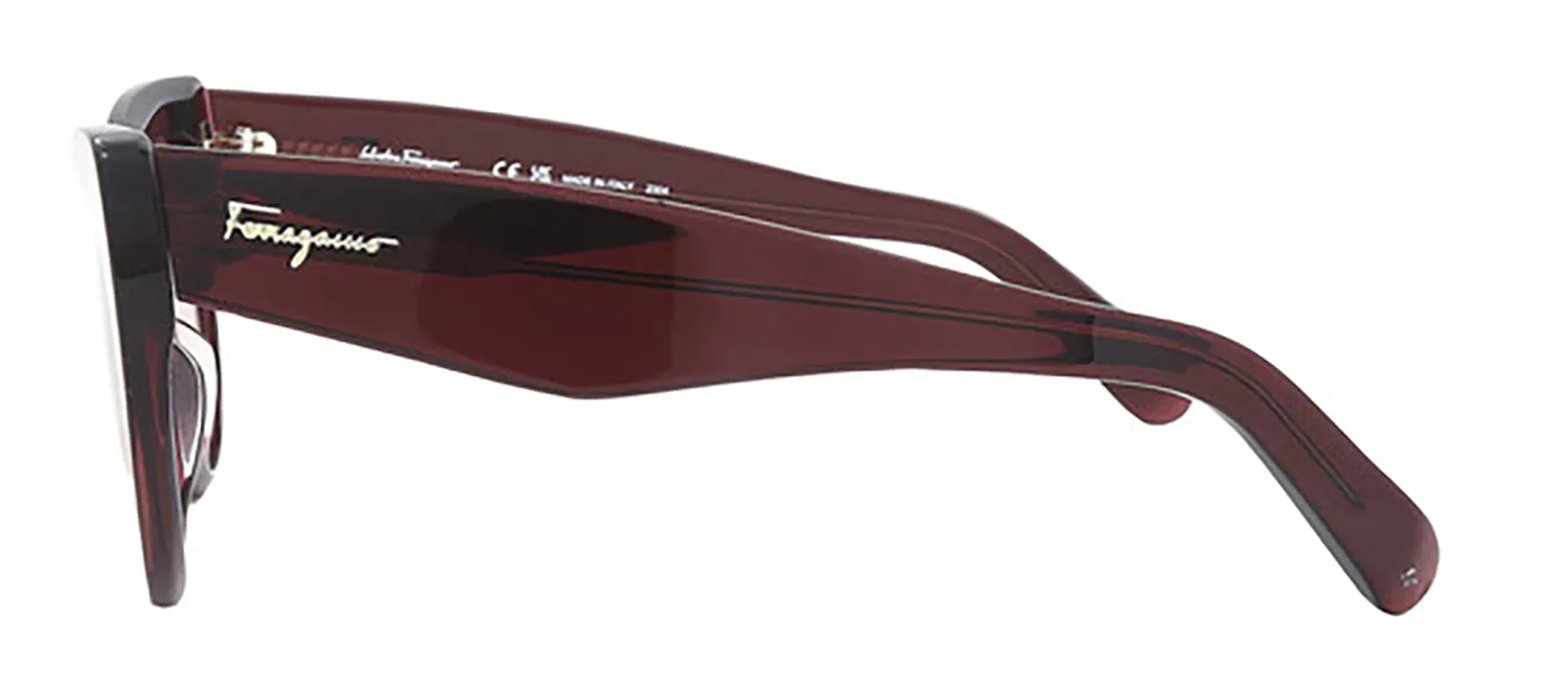 Salvatore Ferragamo SF 930S 5617606 Butterfly Plastic Wine Sunglasses with Burgundy Gradient Lens sold by Gaffos product image thumbnail 3