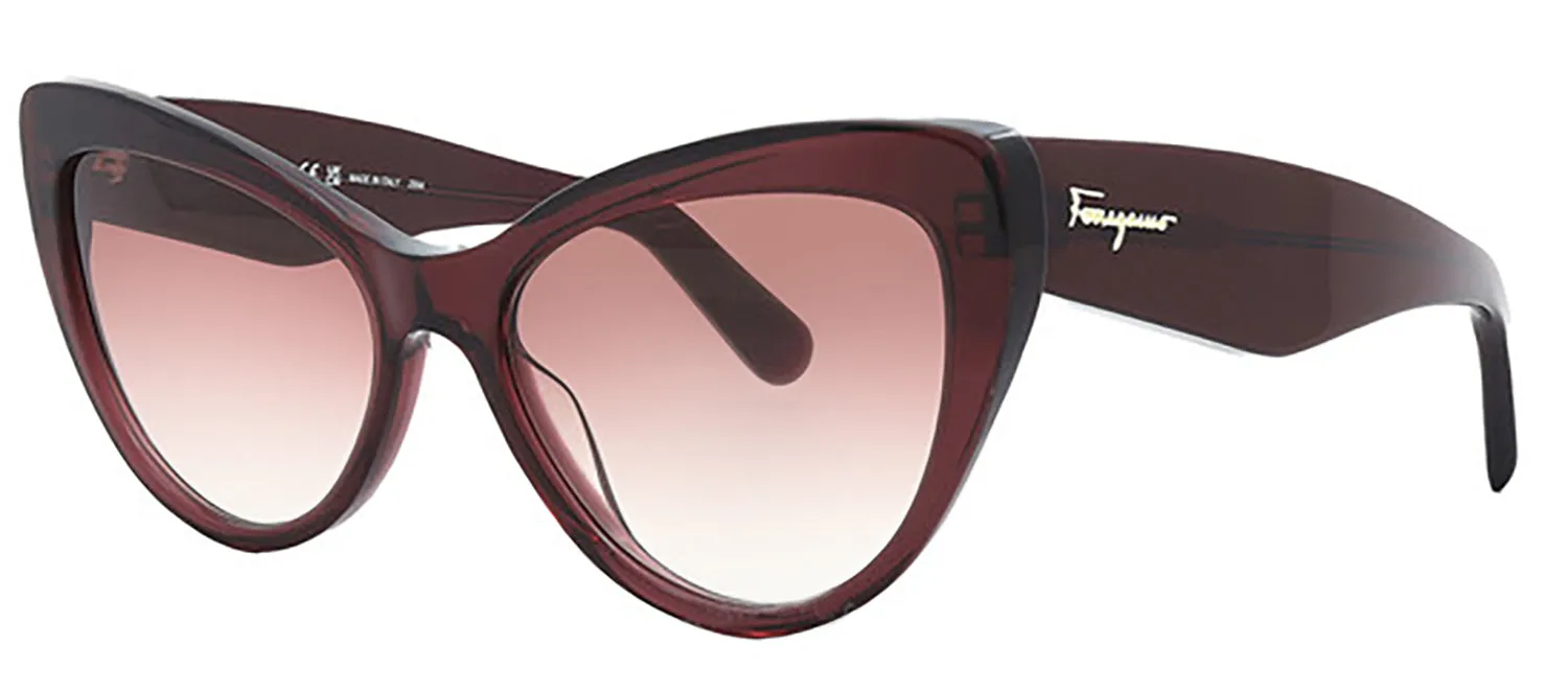 Salvatore Ferragamo SF 930S 5617606 Butterfly Plastic Wine Sunglasses with Burgundy Gradient Lens sold by Gaffos product image thumbnail 2