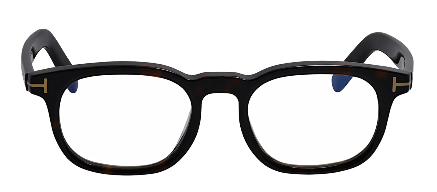 Tom Ford FT 5930-D-B 052 Square Acetate Havana Eyeglasses with Transparent Demo Lens sold by Gaffos
