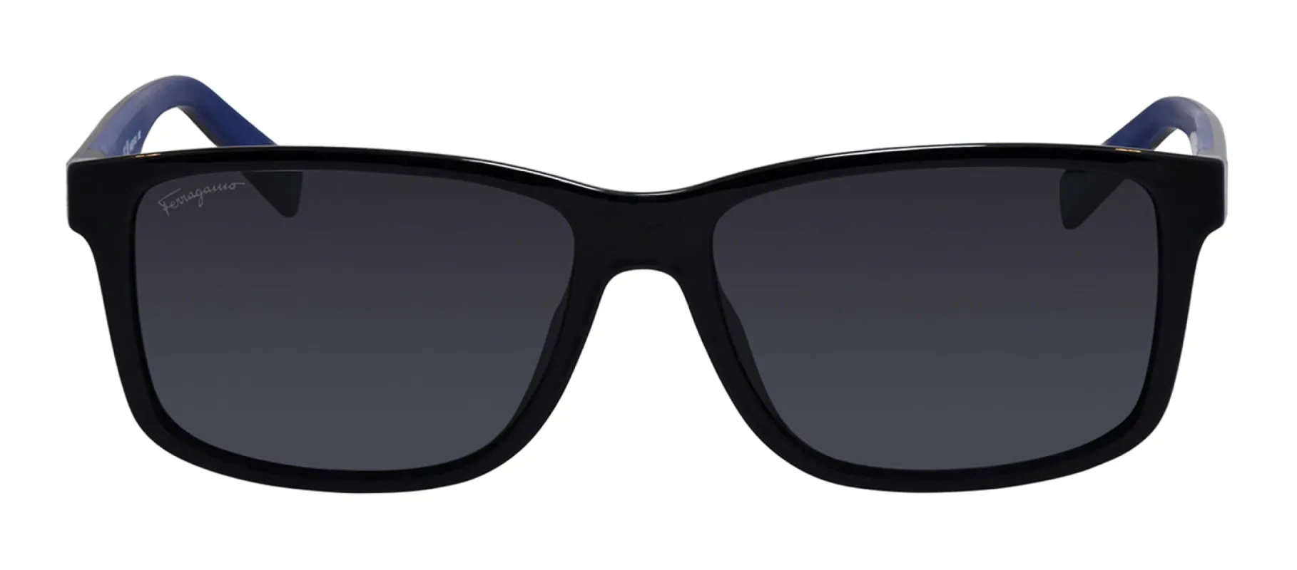 Salvatore Ferragamo SF 938S 5715962 Rectangular Plastic Black Sunglasses with Dark Grey Classic Lens sold by Gaffos