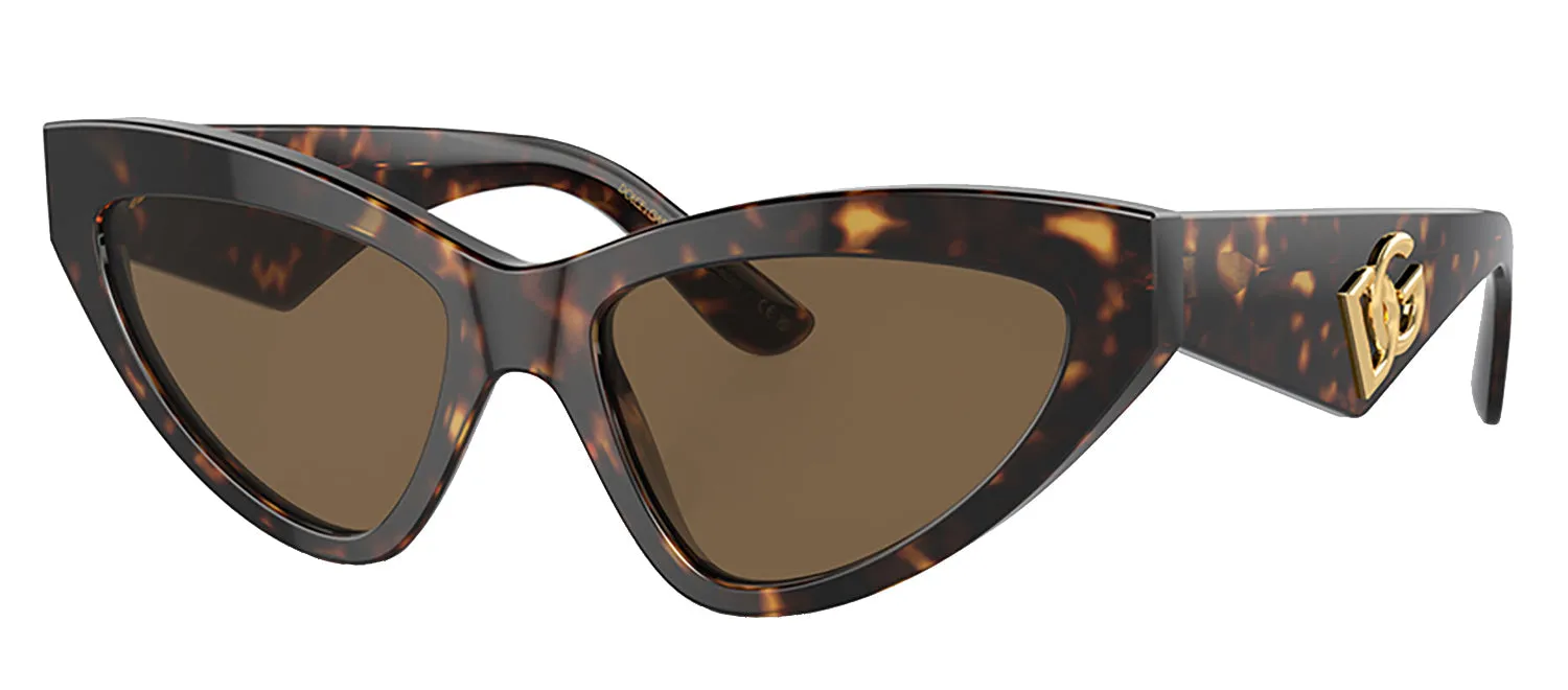 Dolce & Gabbana DG 4439 502/73 Cat Eye Acetate Brown Sunglasses with Brown Lens sold by Gaffos product image thumbnail 2