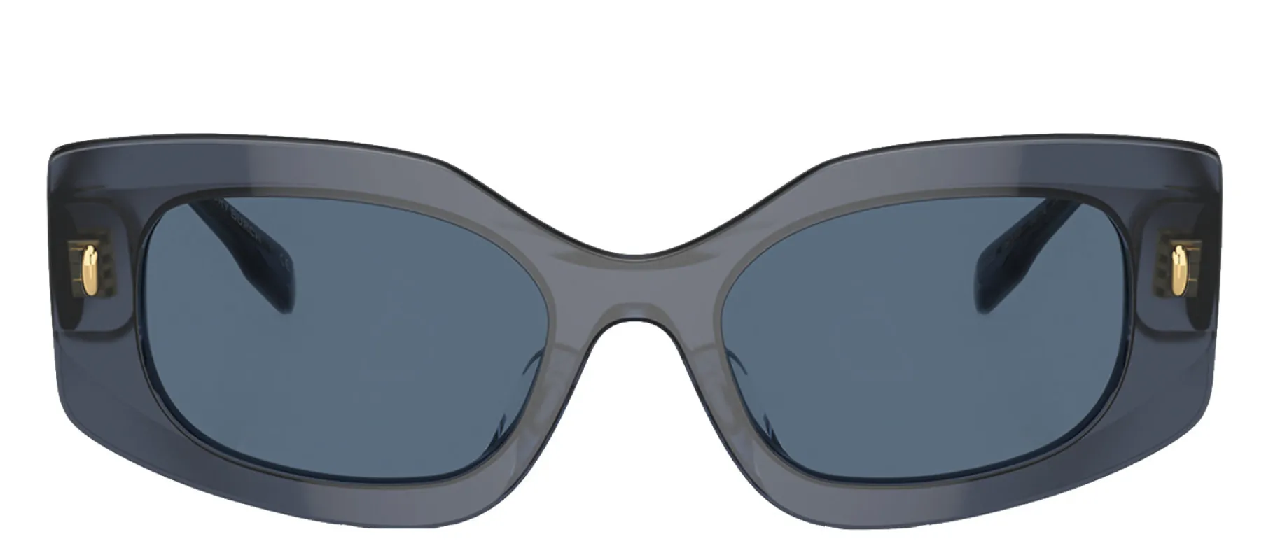 Tory Burch TY 7202U 196380 Cat Eye Plastic Transparent Blue Sunglasses with Blue Solid Color Lens sold by Gaffos