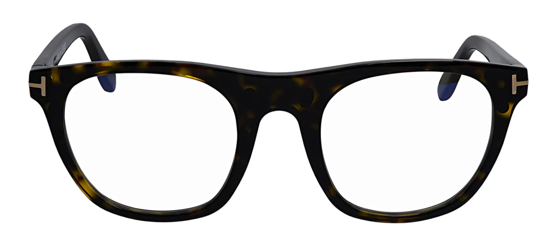 Tom Ford FT 5895-B 052 Round Plastic Dark Havana Eyeglasses with Grey Gradient Lens sold by Gaffos