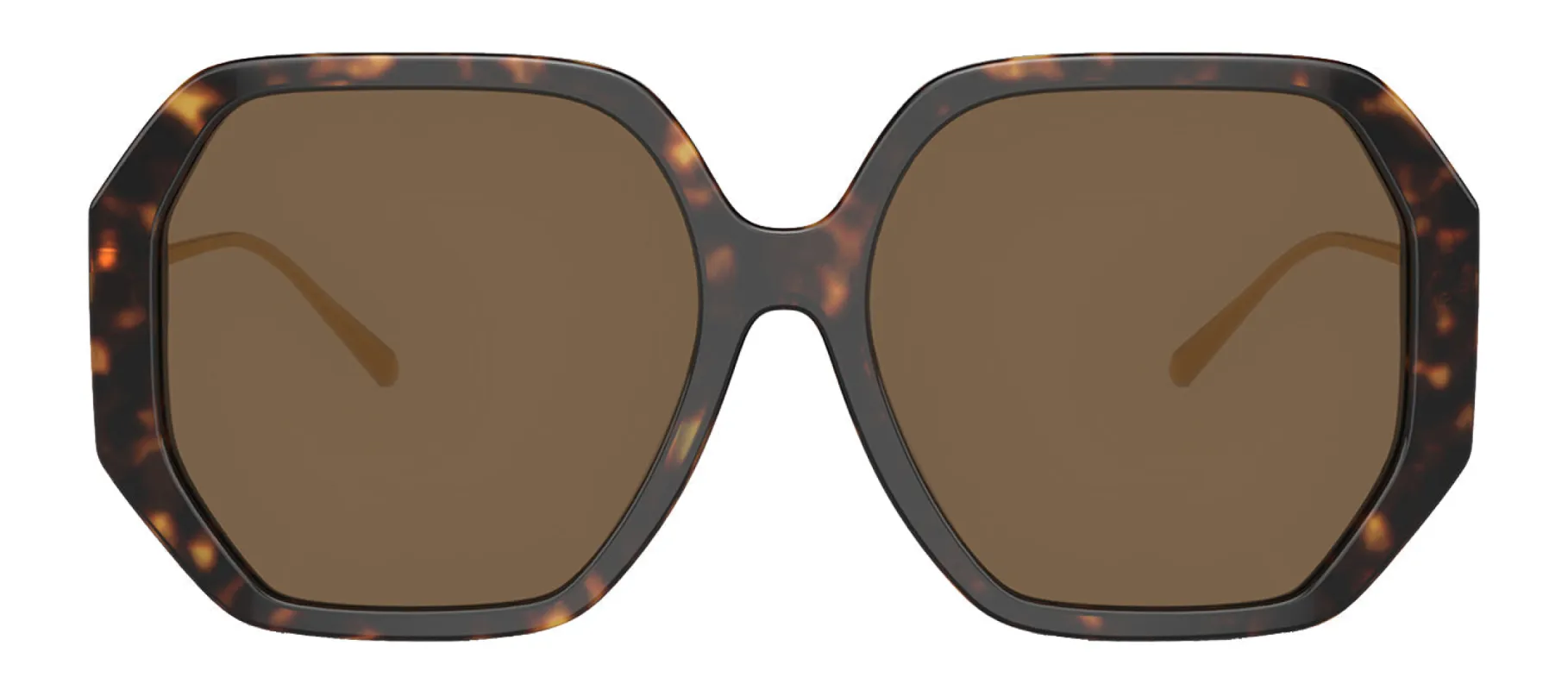 Tory Burch TY 7204D 196473 Irregular Acetate Tortoise Sunglasses with Dark Brown Solid Color Lens sold by Gaffos