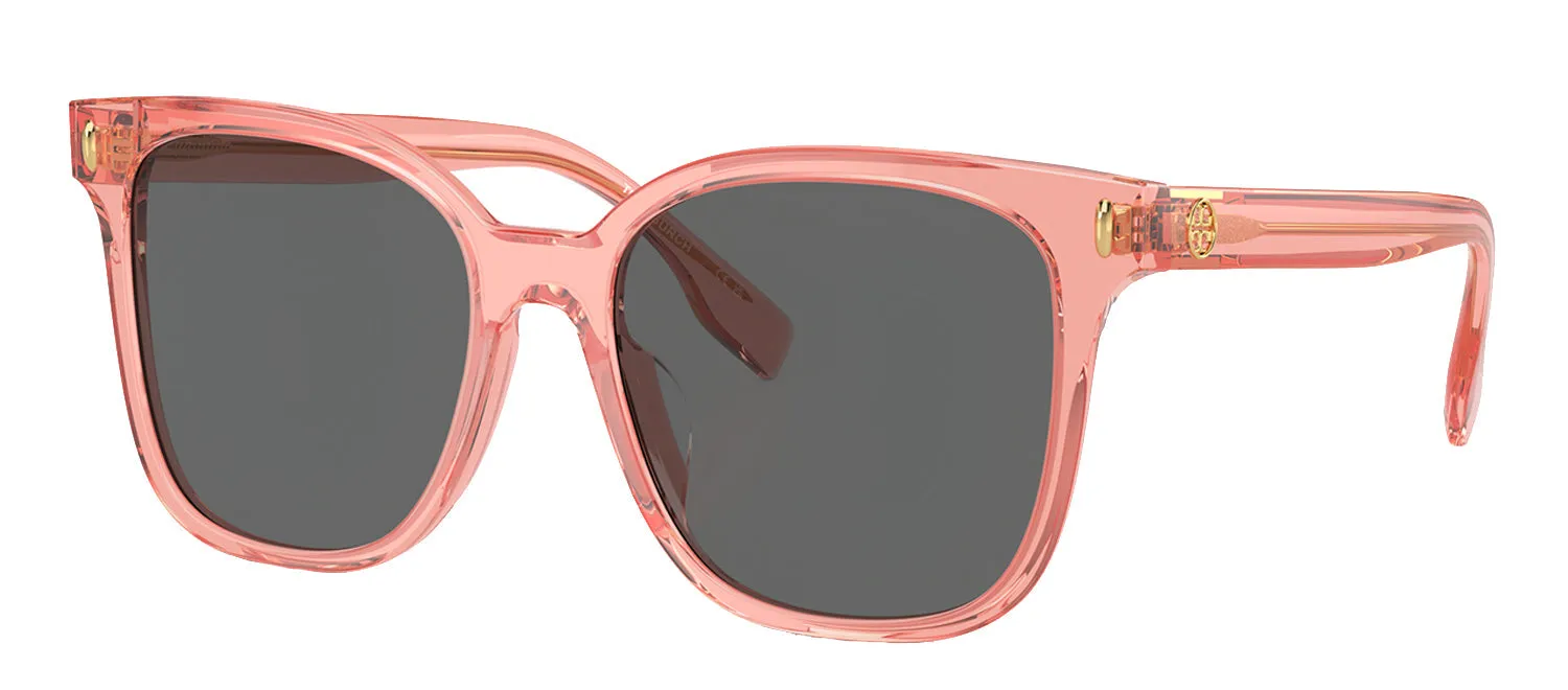 Tory Burch TY 7203U 199087 Square Acetate Transparent Orange Sunglasses with Dark Gray Solid Color Lens sold by Gaffos product image thumbnail 2